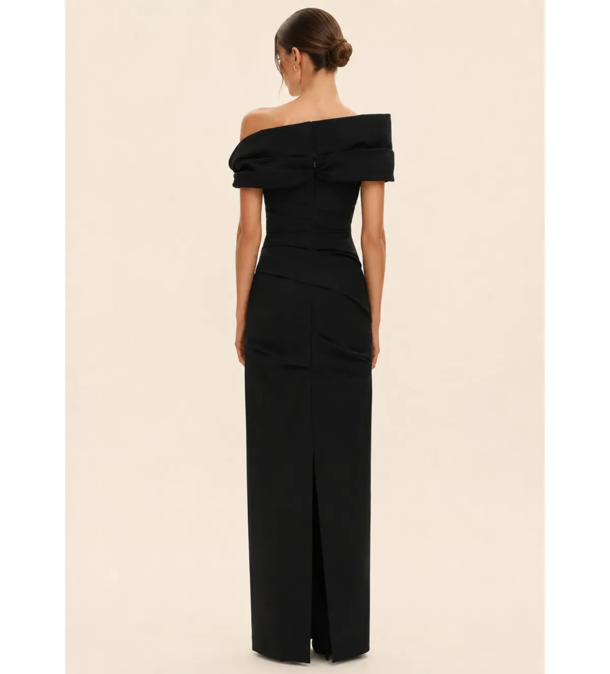 Rachel Gilbert Monique Maxi Dress Gown in Black Size 4 /AU 14 - Image 2