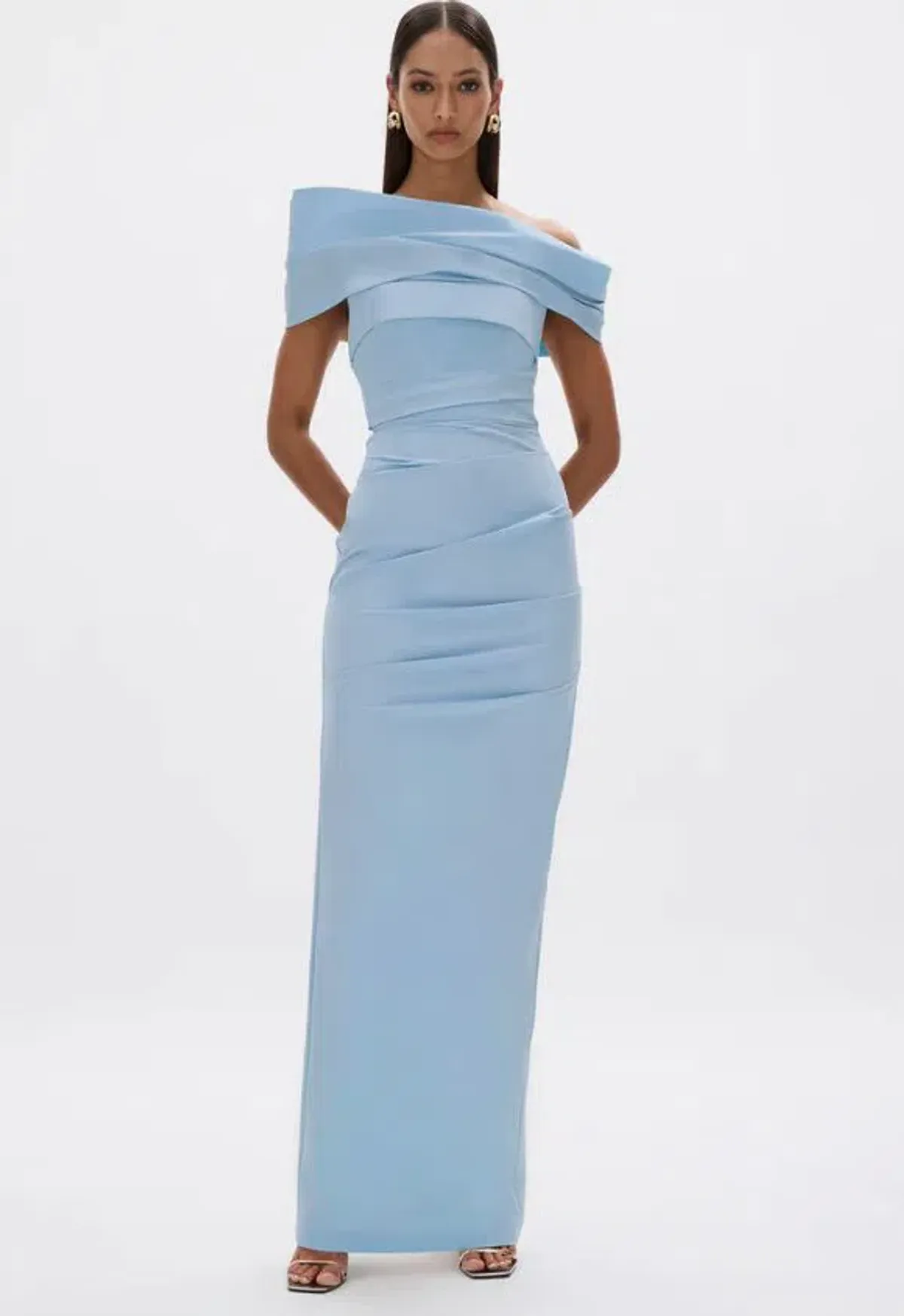 Rachel Gilbert Monique Gown in Sky Blue Size 1(8) - Image 1