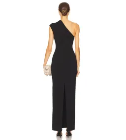 Solace London Krista Maxi Dress in Black Size AU4 for rent on The Volte - image 3
