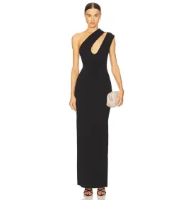 Solace London Krista Maxi Dress in Black Size AU10 for rent on The Volte - image 2
