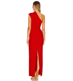 Solace London Krista Maxi Dress in Red AU12 for rent on The Volte - image 3