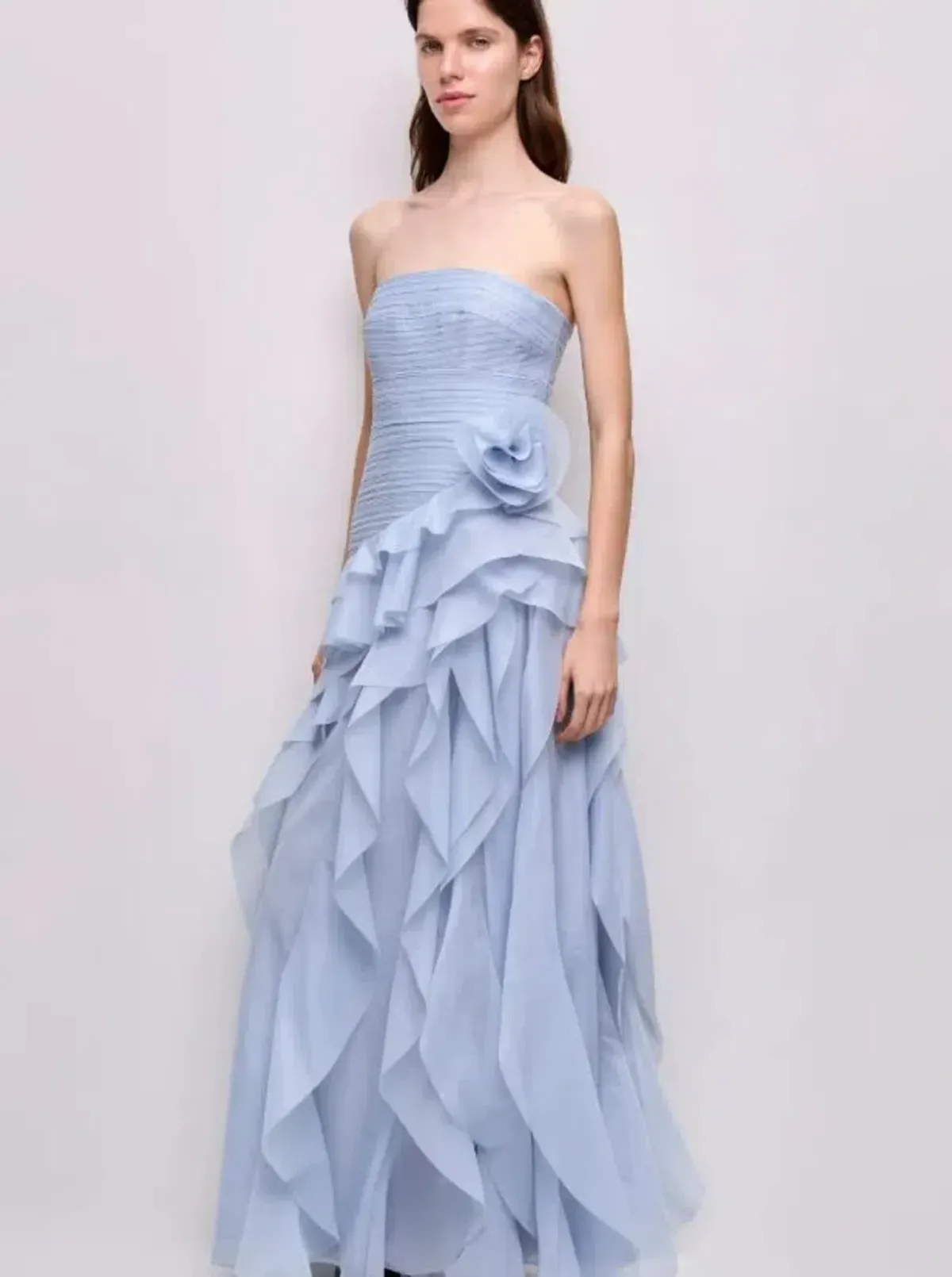 AJE CANYON GOWN IN BLUE SIZE 8 - Image 1