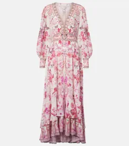 CAMILLA THE BOTANICAL NOVELLA LONG BUTTON FRONT DRESS SIZE XS for rent on The Volte - image 2