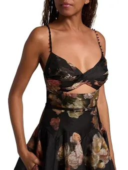 Zimmerman Hypnotic Twist MIDI Russet Floral size 8 for rent on The Volte - image 4