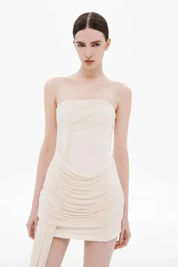 Misha - THE EMBER WRAPPED MINI DRESS for rent on The Volte - image 1