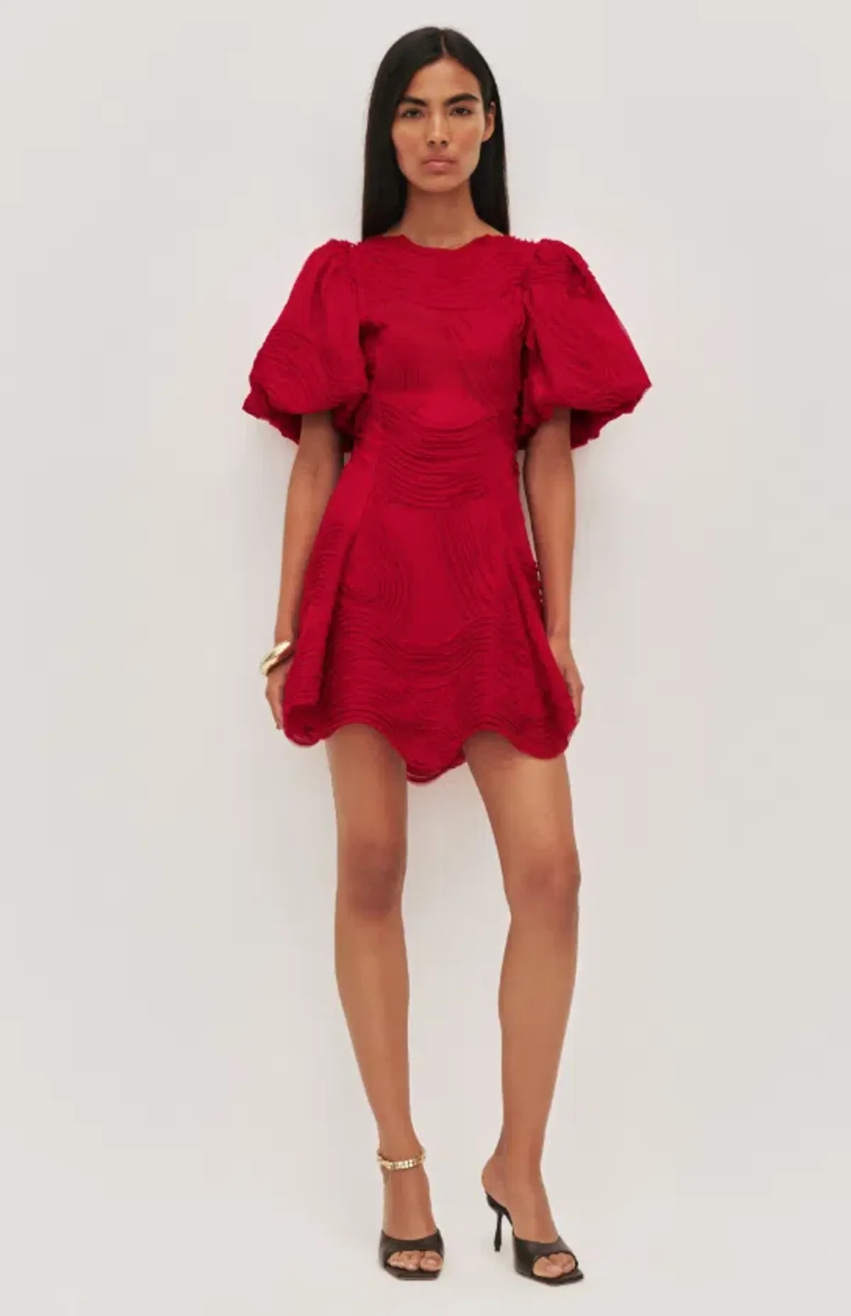 AJE Wave Mini Dress Scarlet red Size 10 - Image 1