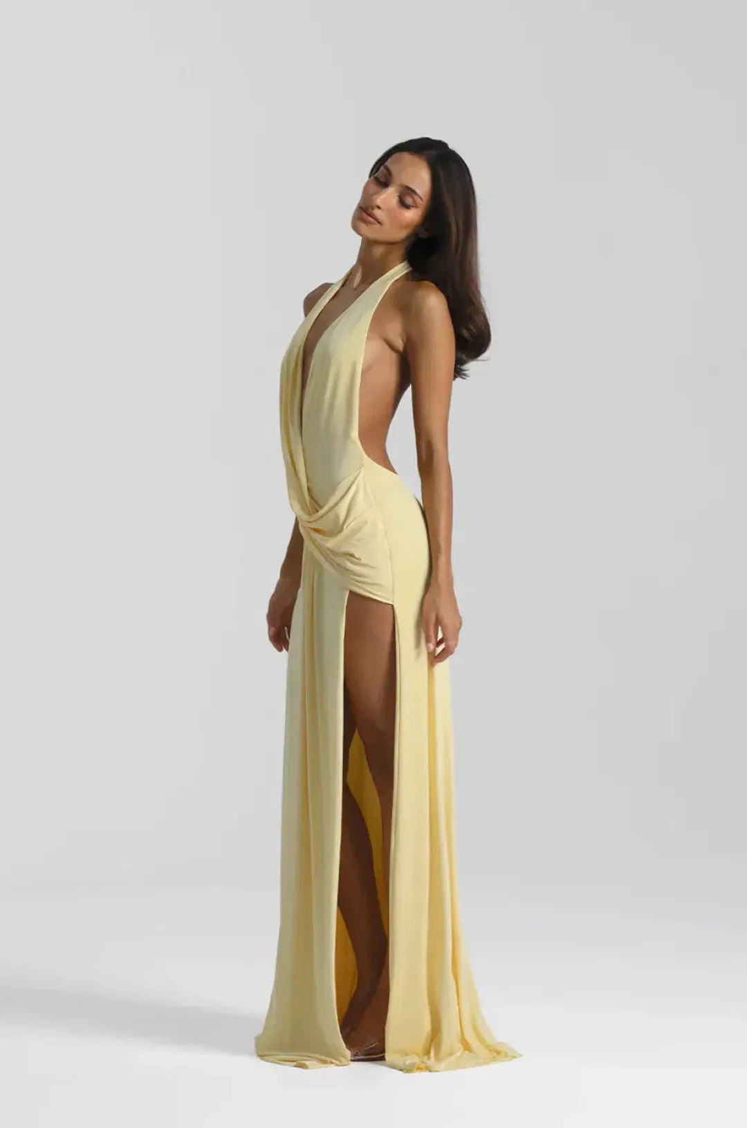 Natalie Rolt Winona Size 6 Yellow for rent on The Volte - main image
