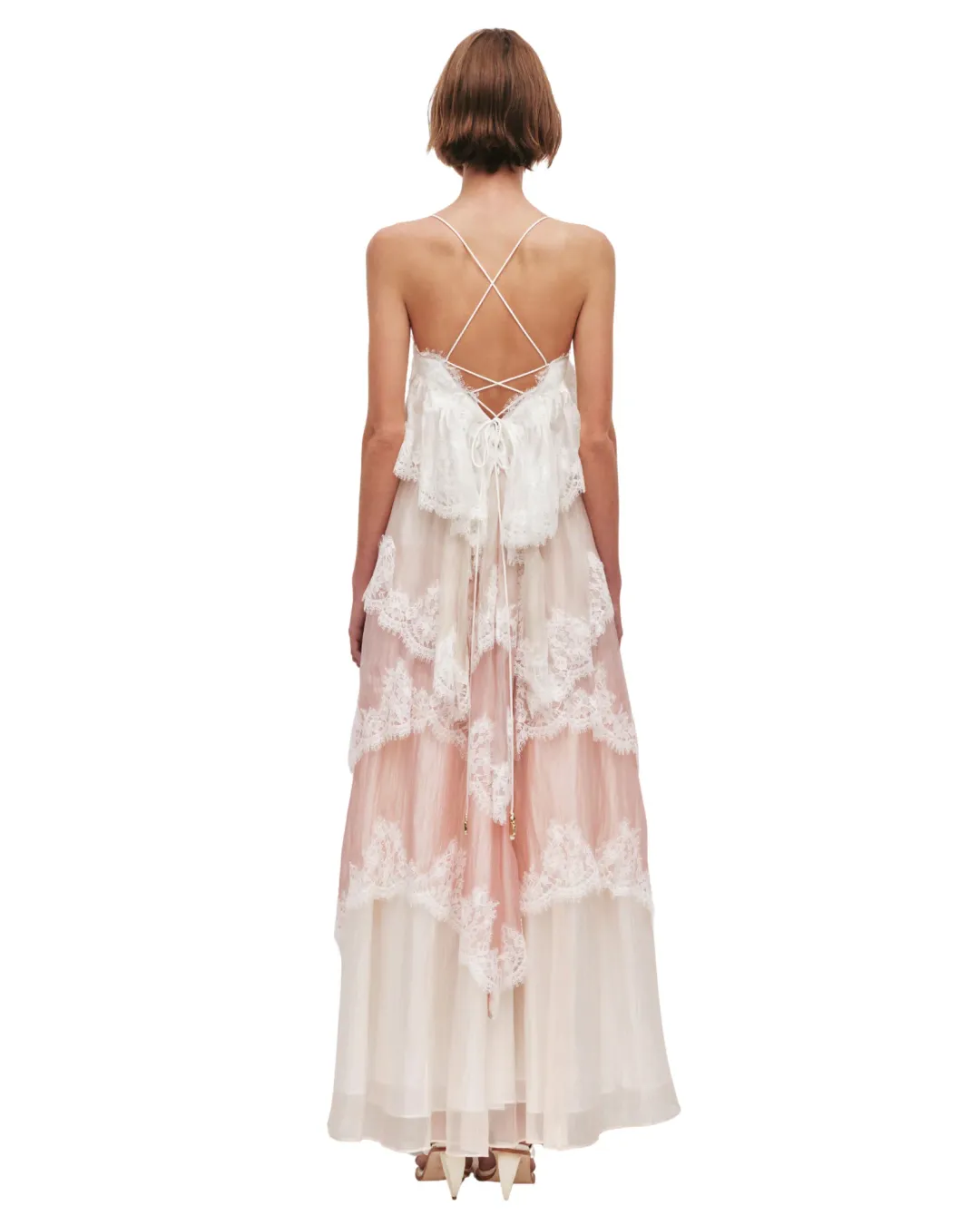 Aje Ophelia Lace Gown Multi Size 14 for rent on The Volte - main image