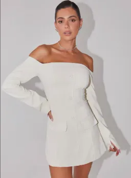 Dominique Blazer Mini Dress blazer - peppermayo - size 12 for rent on The Volte - image 1