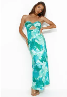 Colour Bloom Strapless Midi- Hello Molly- size 14 for rent on The Volte - image 2