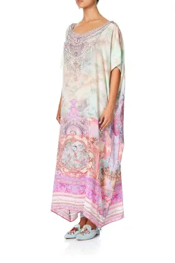 Camilla Slim Line Round Neck Kaftan Electron Libre Print Size 12 for rent on The Volte - image 2