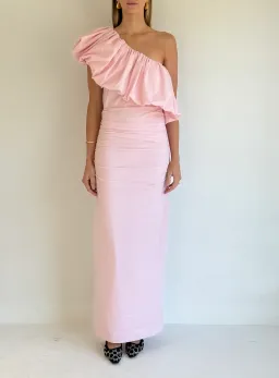 By Nicola Maya Maxi Dress In Powder Pink / Size 8 for rent on The Volte - image 1