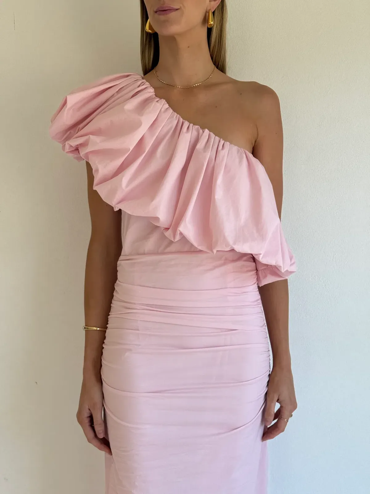 By Nicola Maya Maxi Dress In Powder Pink / Size 8 - Image 3