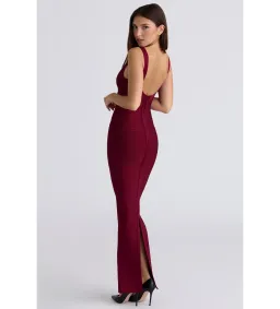 House of CB Bandage Maxi Dress in Ruby Size S/AU8 for rent on The Volte - image 3