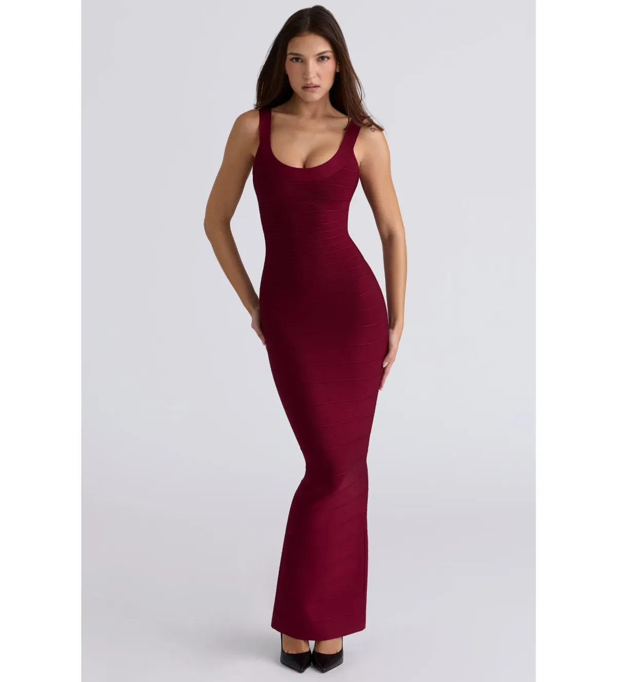House of CB Bandage Maxi Dress in Ruby Size S/AU8 - Image 2