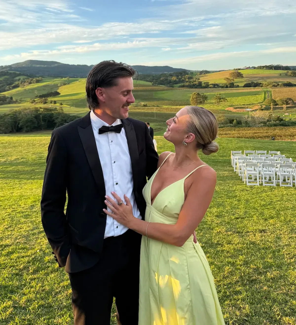 Manning Cartell Valentina Maxi Gown Lemon size 8 - Image 4