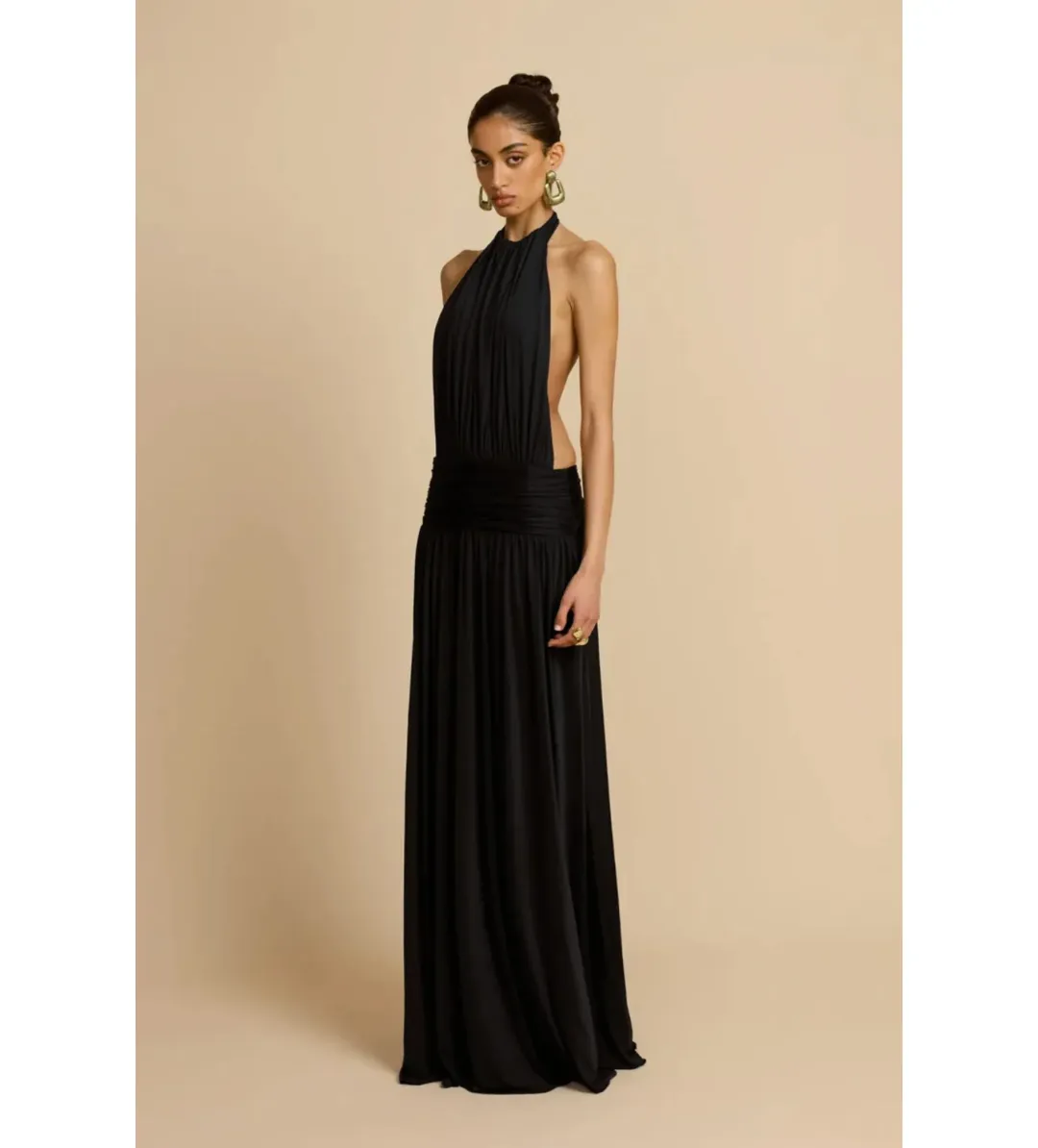 Arcina Ori Santina Dress in Black Size XS/AU6 for rent on The Volte - main image
