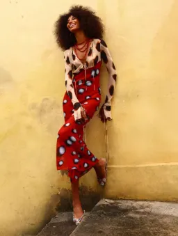 Rat & Boa SABINE DRESS RED Size XXS for rent on The Volte - image 1