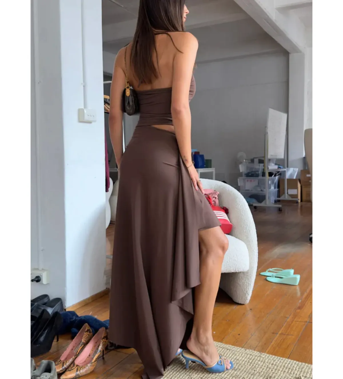 Mr Winston Jemima Set in Espresso Size M/L - Image 2