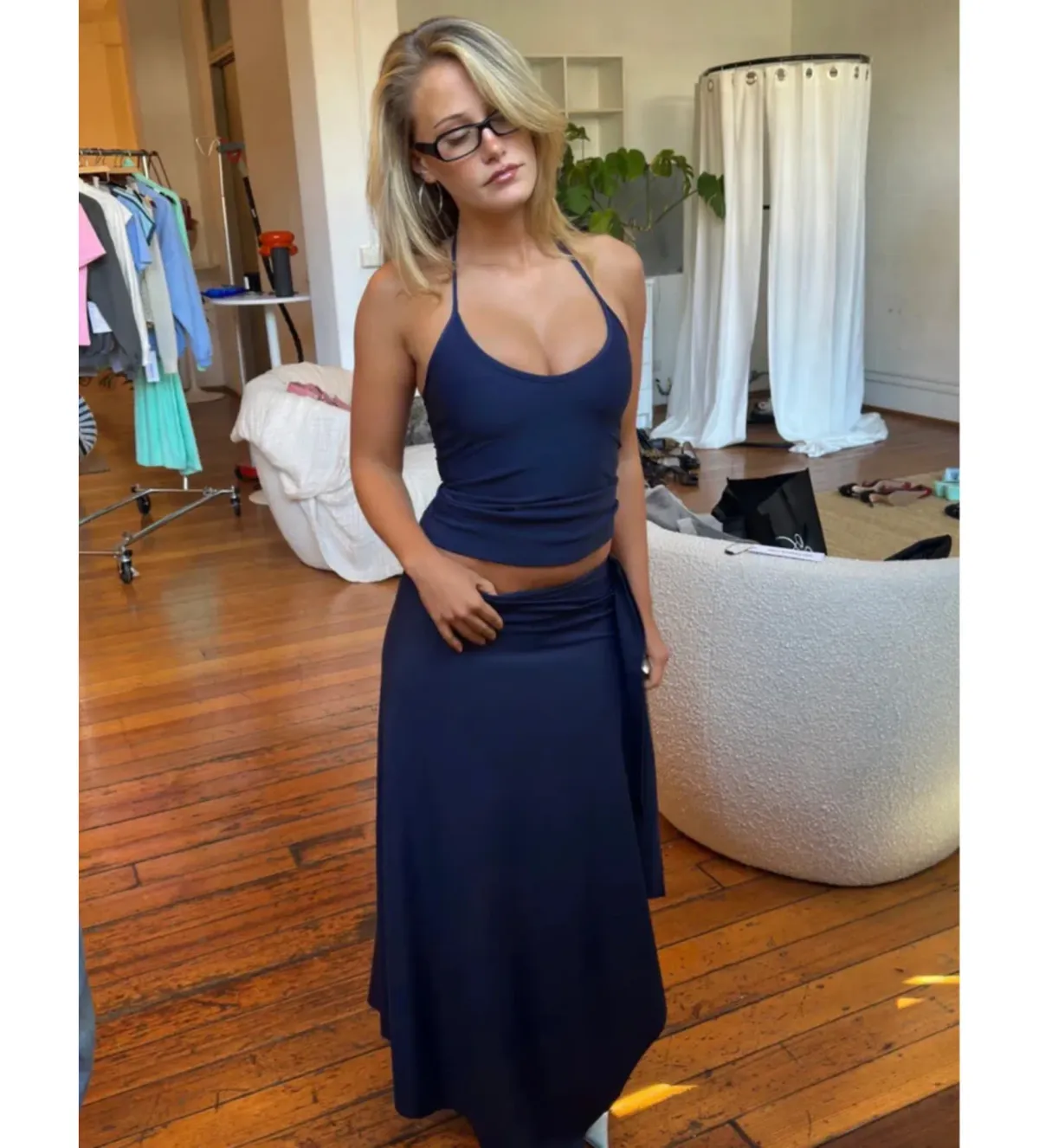 Mr Winston Jemima Set in Navy Size M/L - Image 2