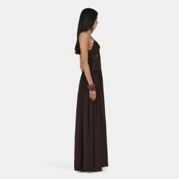 Hansen & Gretel Stephanie Maxi Dress Cedar Brown Size XL / 14 for rent on The Volte - image 2