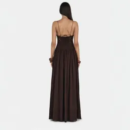 Hansen & Gretel Stephanie Maxi Dress Cedar Brown Size XL / 14 for rent on The Volte - image 3
