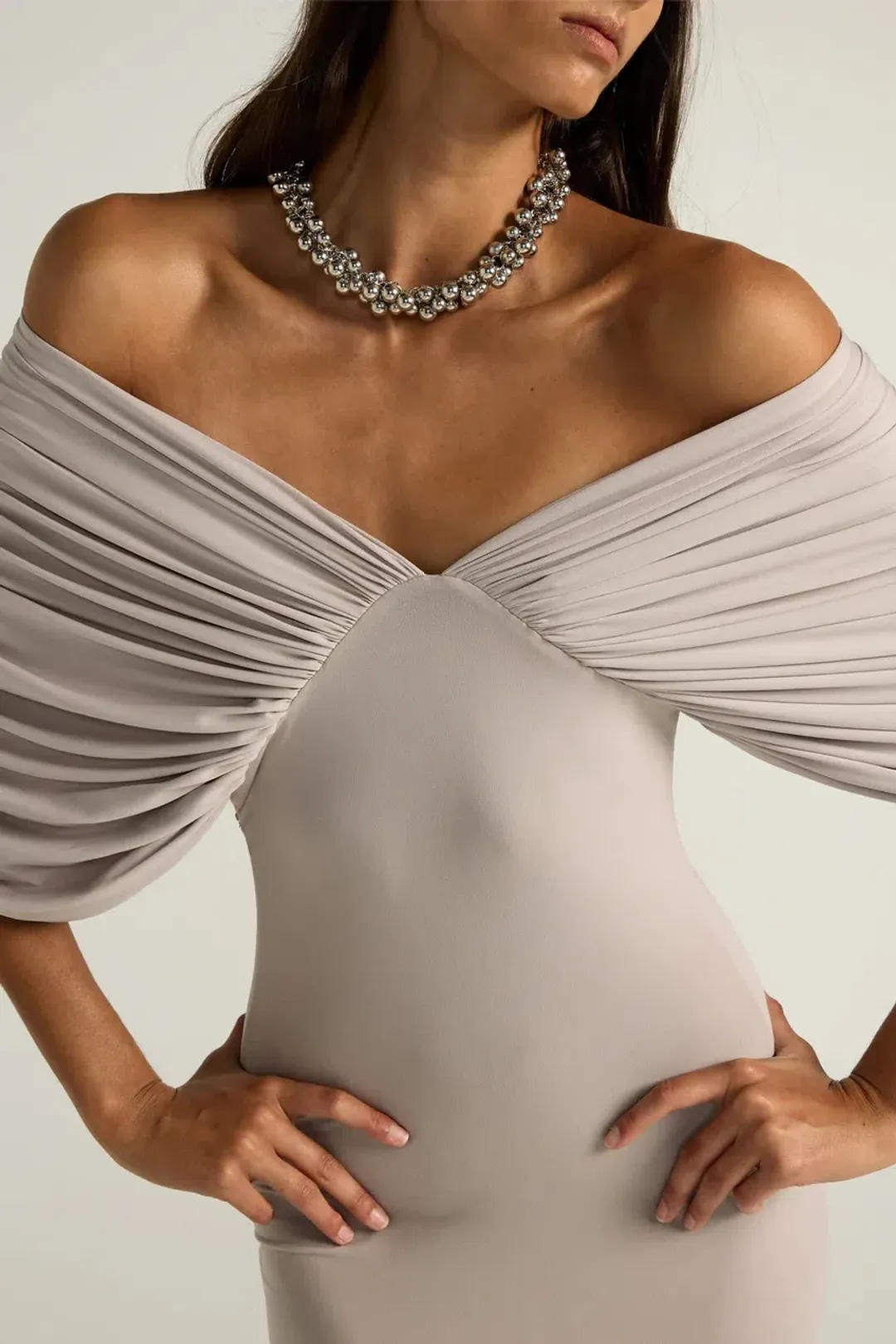 ANCE GRIA NEVE DRESS GREY SIZE 8 (S) for rent on The Volte - main image