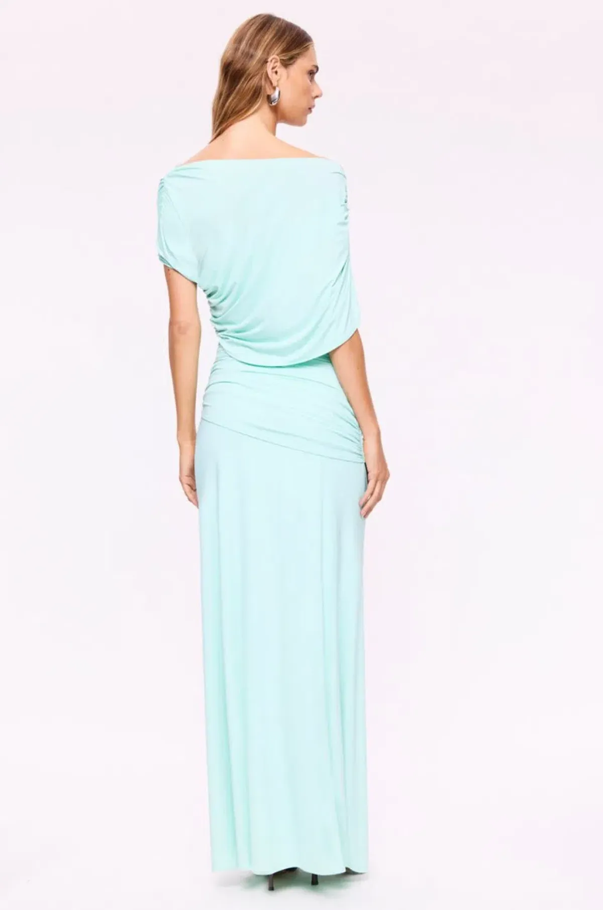 Emily Drape Ruched Maxi - Image 5