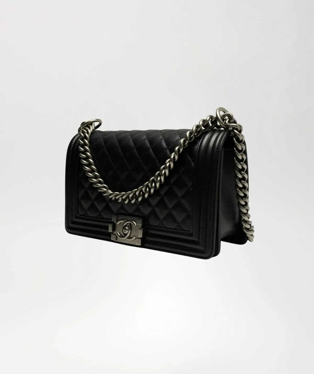 Boy Chanel Black Medium Handbag - Image 2