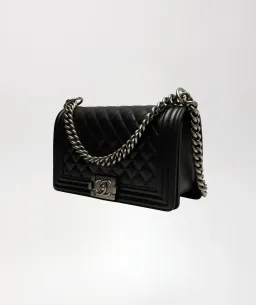 Boy Chanel Black Medium Handbag for rent on The Volte - image 2