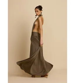 Arcina Ori Santina Dress in Khaki Size XS/AU6 for rent on The Volte - image 2