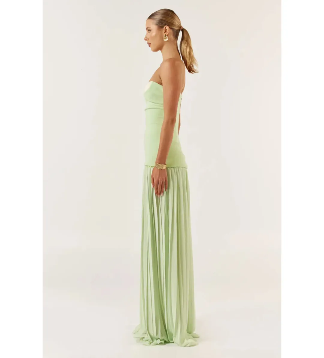 She Is Olla Nicolette Dress in Mint Size L/AU12 for rent on The Volte - main image