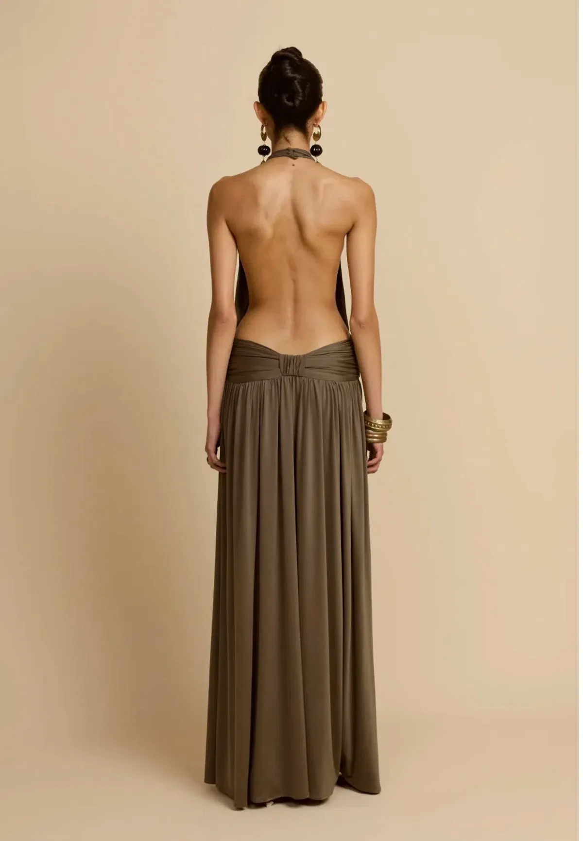 Santina dress khaki - Image 3