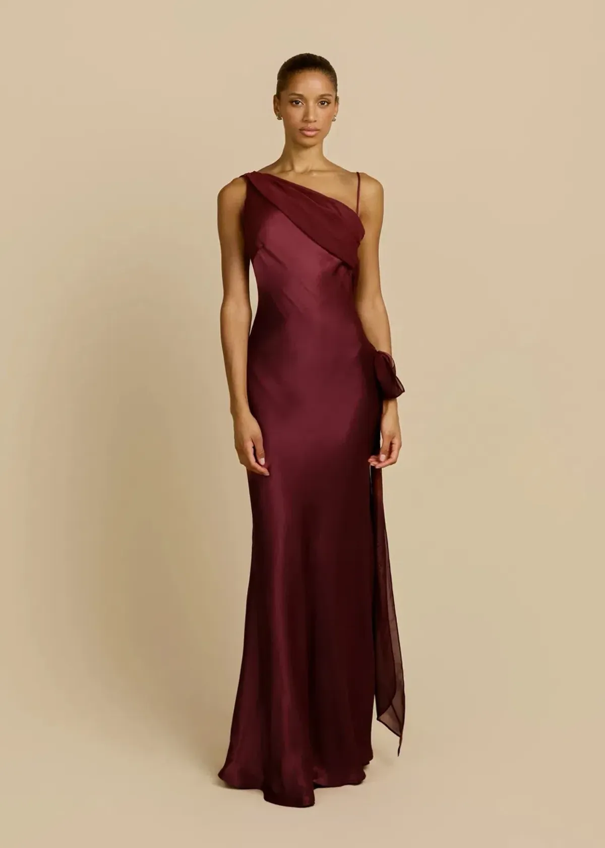 ARCINA ORI HELENA DRESS PLUM SIZE 8 (S) - Image 4