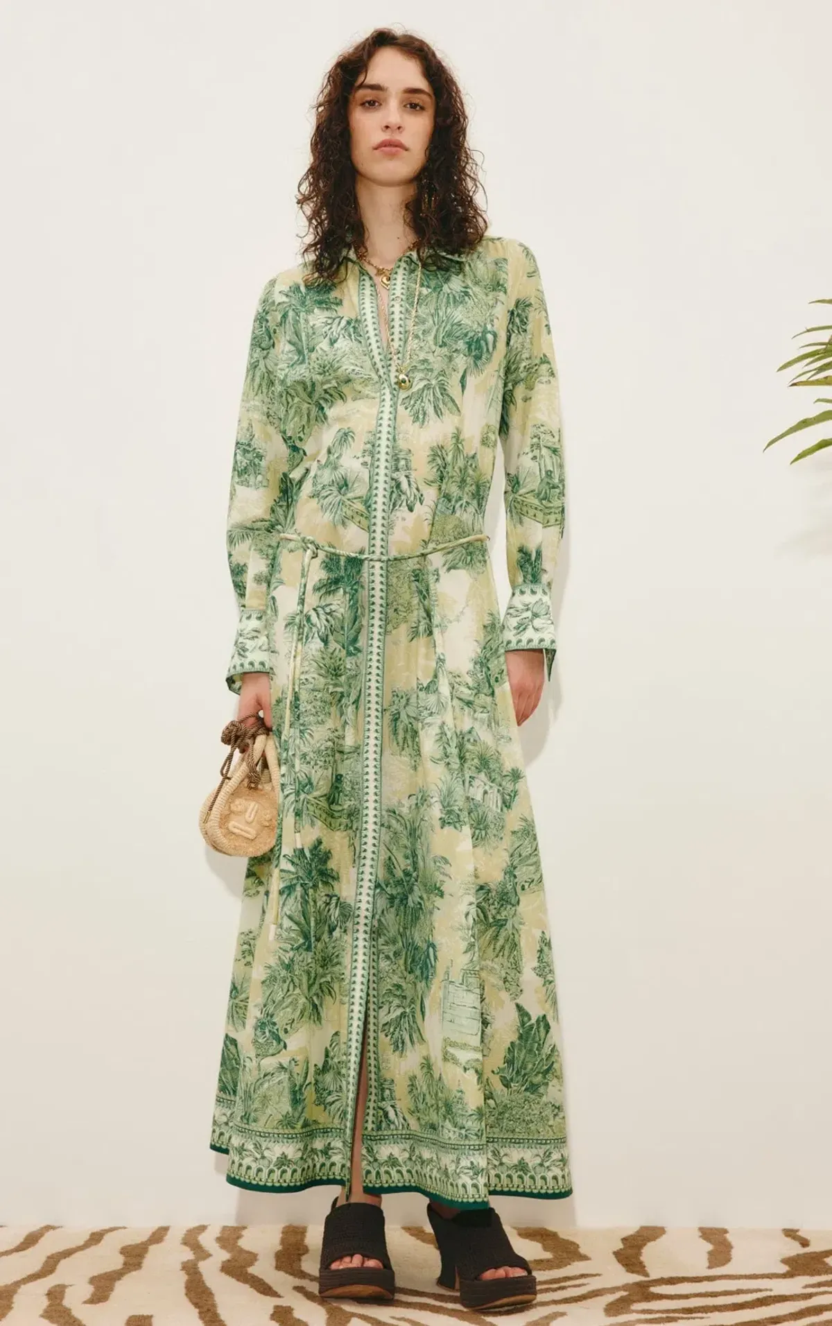 Alemais Sara shirtdress. Size AU16 for rent on The Volte - main image