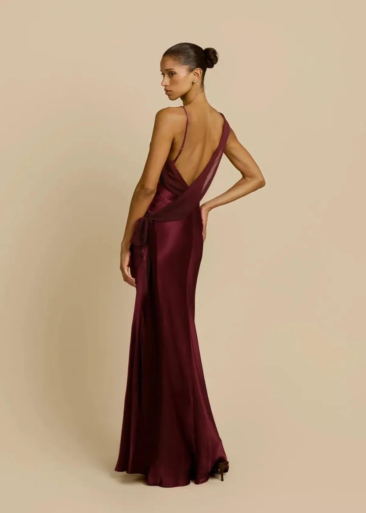 ARCINA ORI HELENA DRESS PLUM SIZE 10 (M) - Image 5