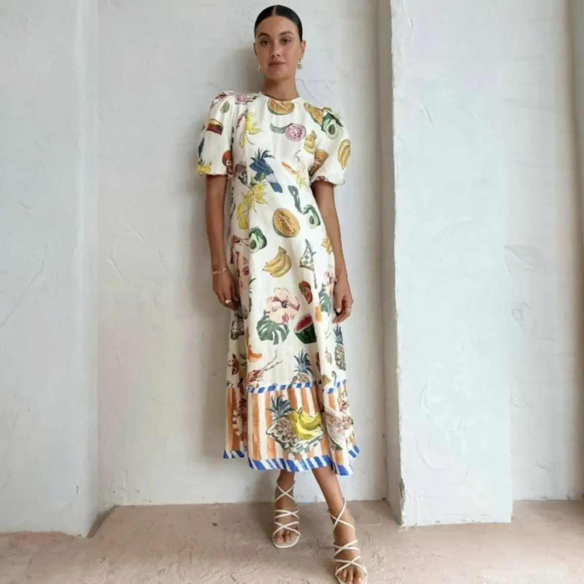 Alemais Theo Midi Dress Size 8 - Image 2