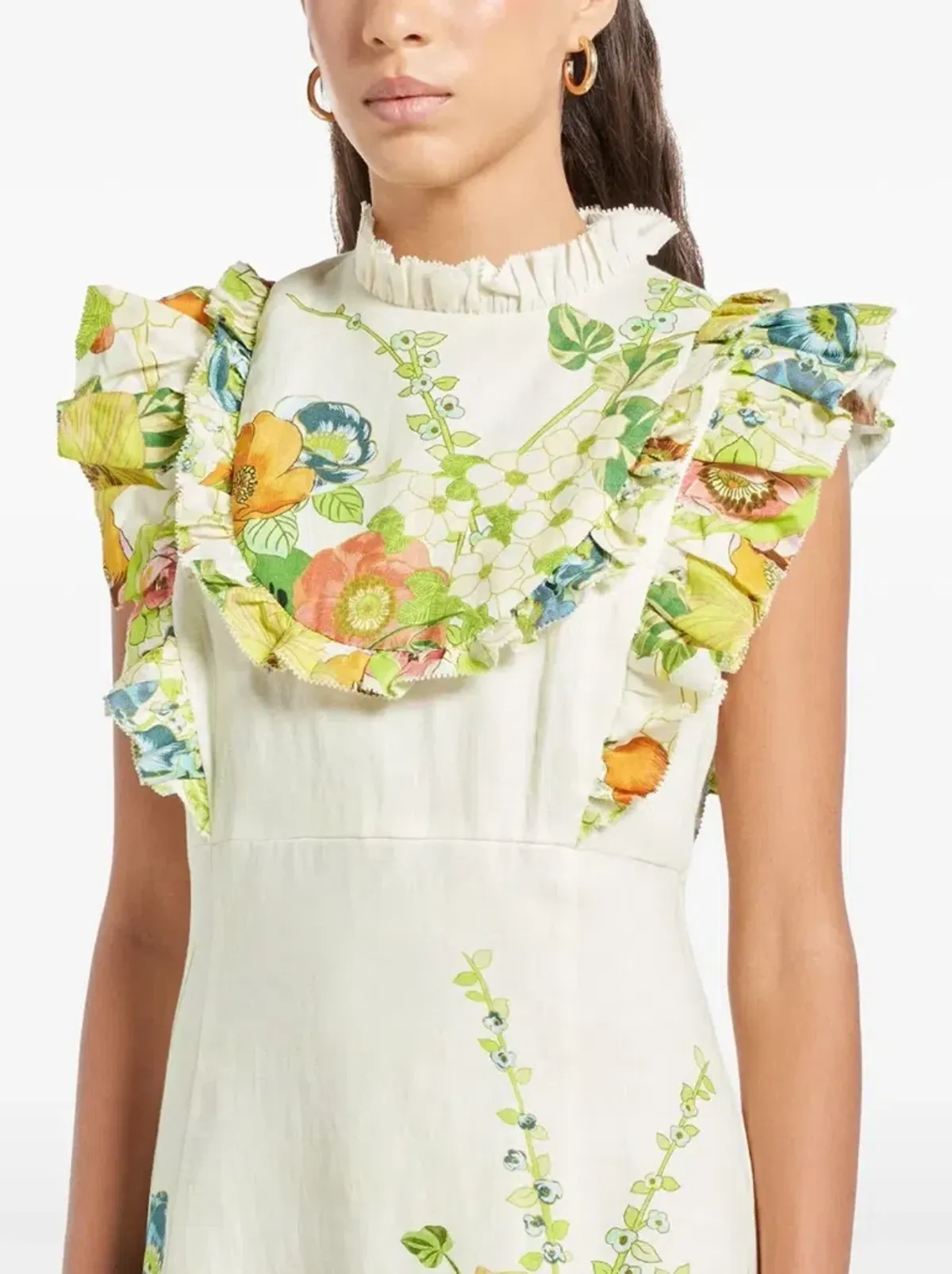 Alemais Constance Midi Dress Multi Size 12 - Image 3