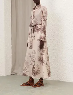 ZIMMERMANN WAVERLEY BIAS MIDI SKIRT & BUTTON UP SHIRT for rent on The Volte - image 1