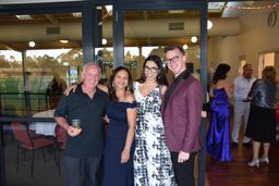 Bariano Blue and White Floral Beauty Custom Made Dress Print Size 8 for rent on The Volte - image 2