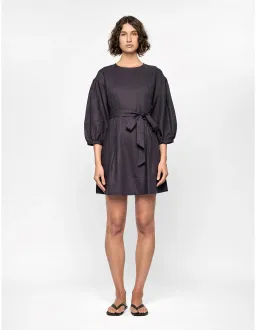Staple The Label Rhea Mini Dress Navy Size 10 for rent on The Volte - image 3