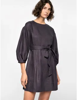 Staple The Label Rhea Mini Dress Navy Size 10 for rent on The Volte - image 1