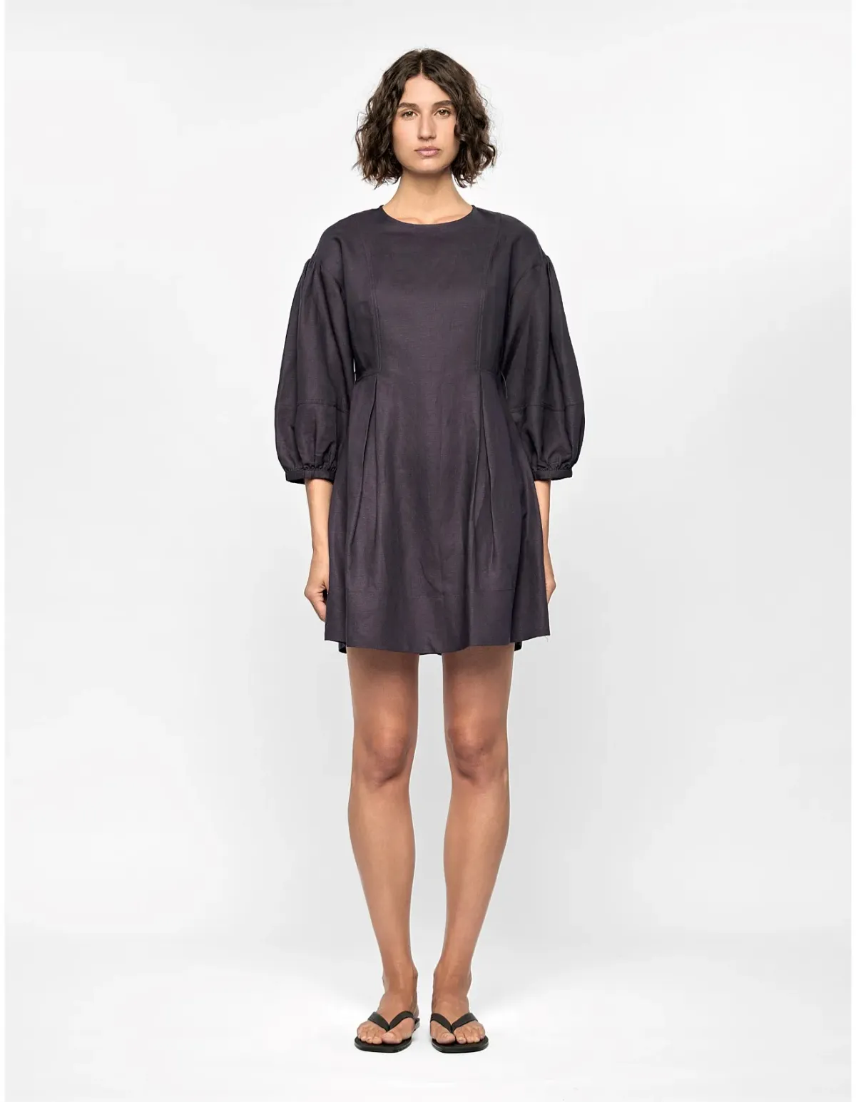 Staple The Label Rhea Mini Dress Navy Size 10 - Image 5