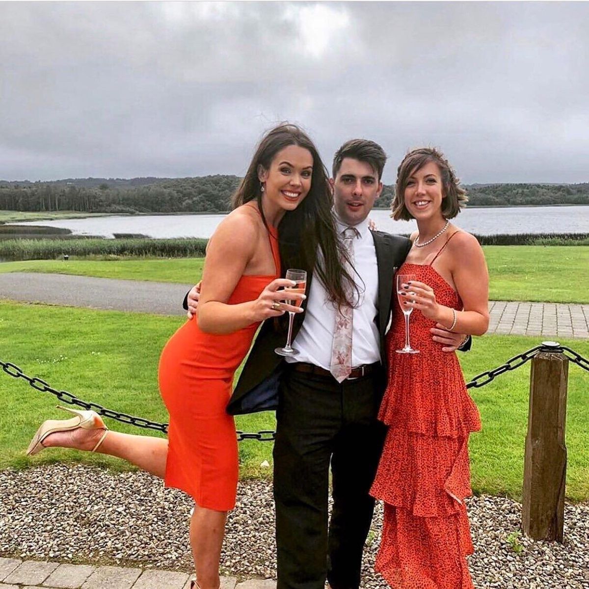 Alex Perry Piper Dress Orange Size 10 - Image 5