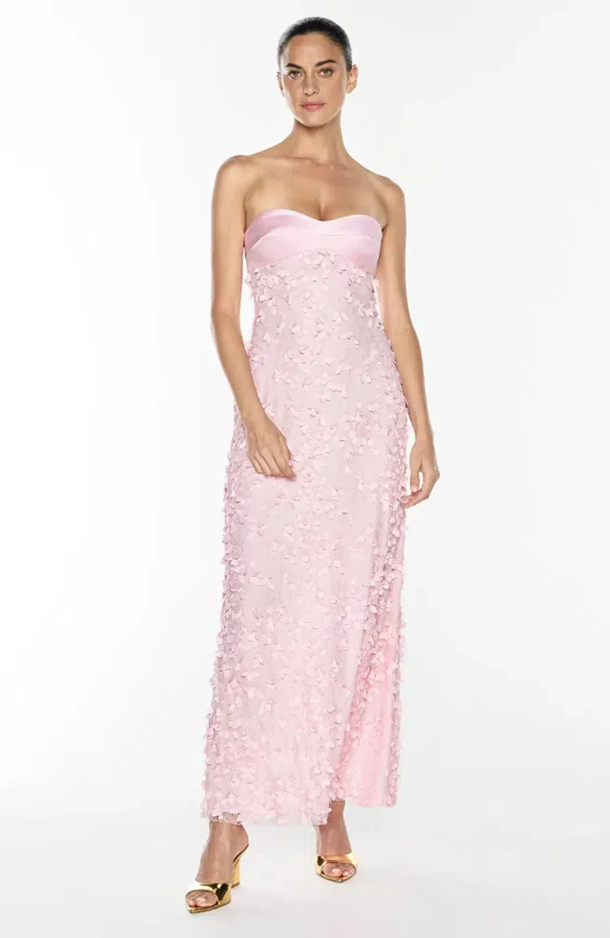 ENCHANTMENT BALCONETTE DRESS | PETAL PINK - SIZE 6 for rent on The Volte - main image