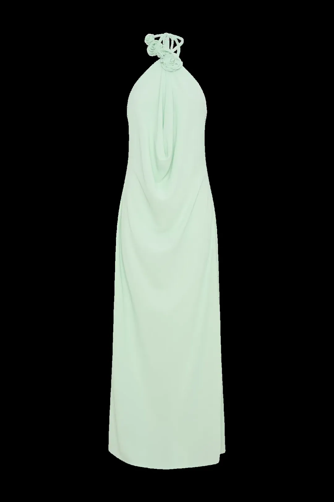 Meshki Rosalia Cowl Neck Maxi Dress Sage for rent on The Volte - main image