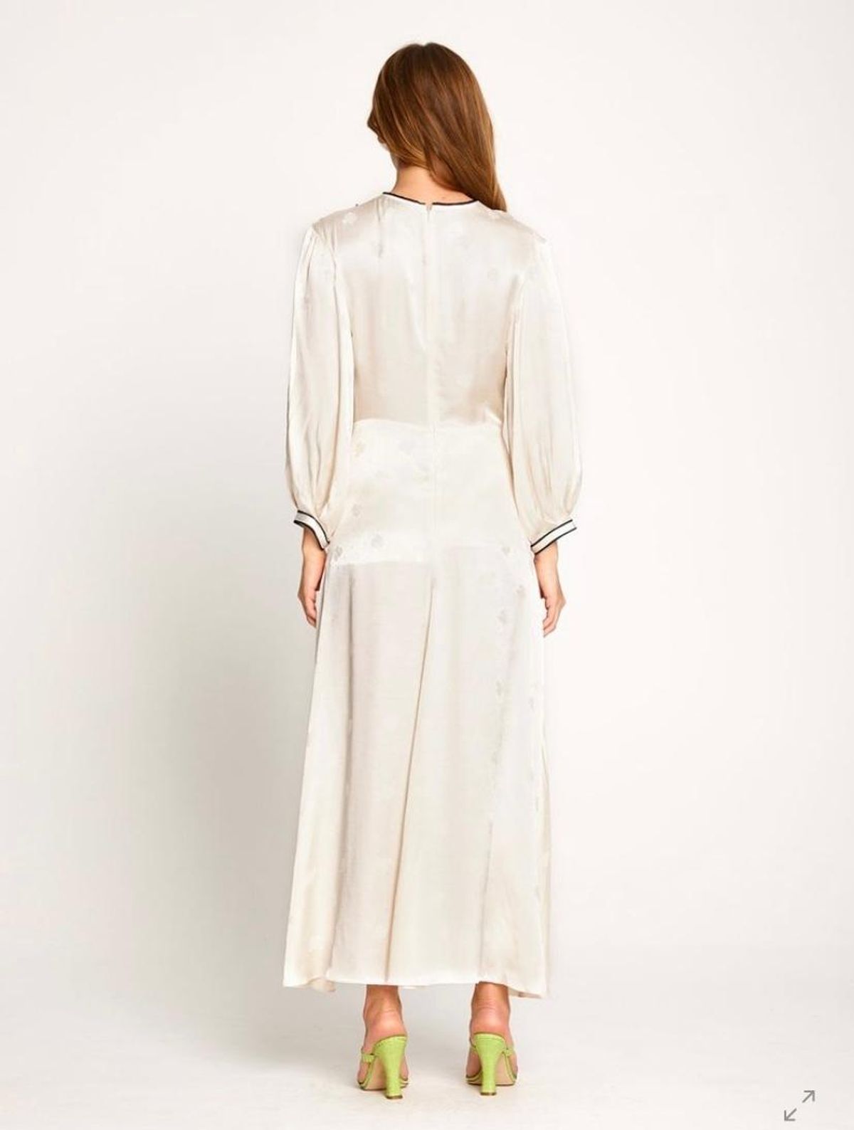 Alice McCall Hotel Lobby Midi Dress, cream in size 6 - Image 3