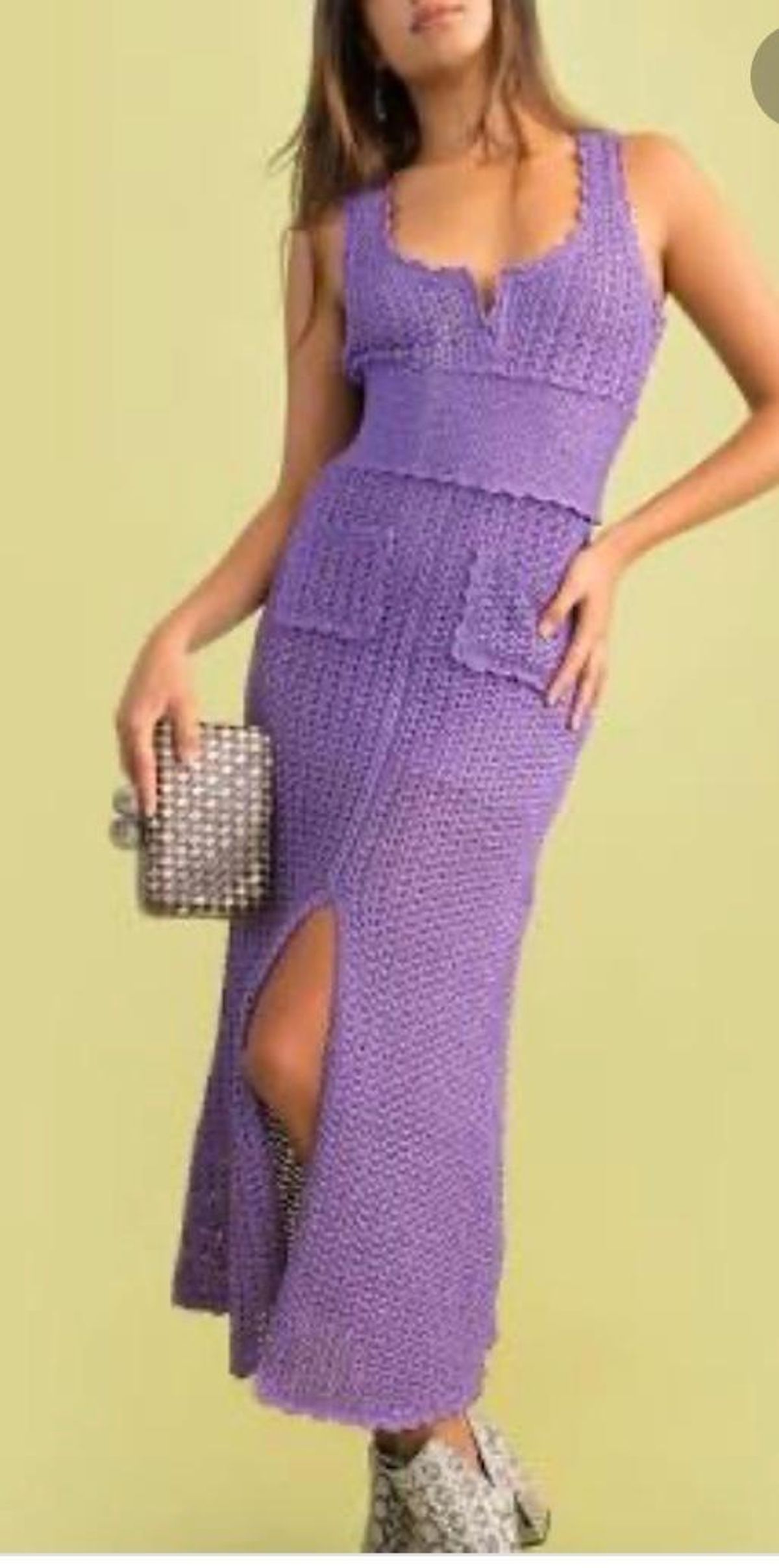 Alice McCall Coney Island Midi Dress in Violet Size 6. - Image 2