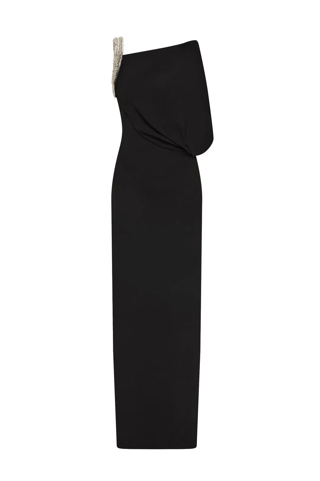 Rachel Gilbert Claudelle Floor Length Gown in Black Size 2 / AU 10 for rent on The Volte - main image
