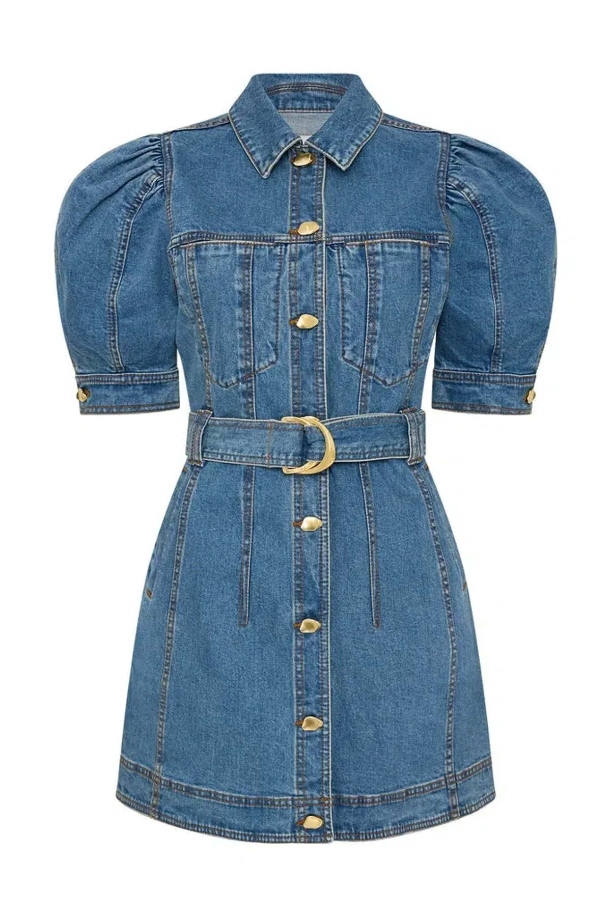 Adriana Puff Sleeve Mini Dress - Image 1